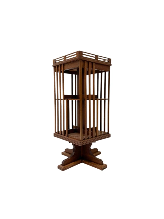 Art Nouveau Jugendstil Revolving Bookcase, 1900s